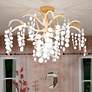 1_Maple 6-Light Gold Leaf Semi-Flush Mount