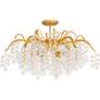3_Maple 6-Light Gold Leaf Semi-Flush Mount more views