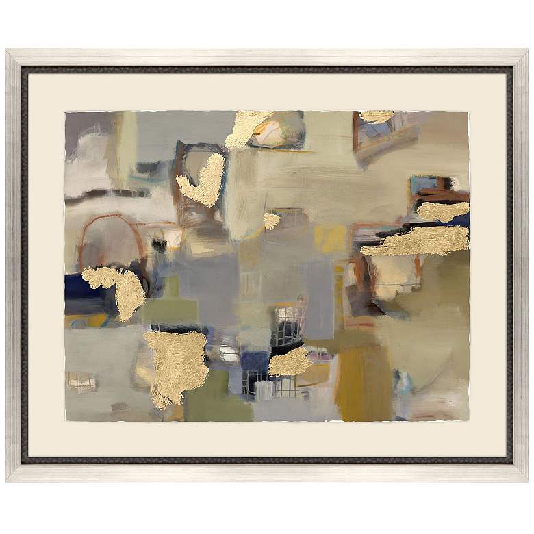 Image 1 Mapping the Passage 36"W x 44"H Framed Art