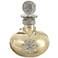 Marabel Amber Perfume Bottle with Crystal Stopper