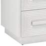 Marambe 32" Wide Cerused White 3-Drawer Accent Chest