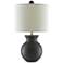 Marazzi Black Granite Terracotta Accent Table Lamp