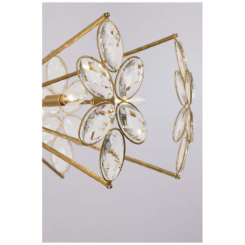 Image 5 Marbella 6-Light Chandelier in Gold Shimmer by Breegan Jane more views