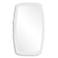 Marbella Matte White 22" x 37 3/4" Rectangular Wall Mirror