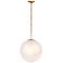 Marbelle 15 3/4" Wide Legacy Brass Globe Pendant Light