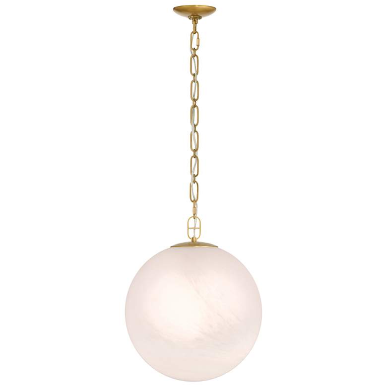 Image 3 Marbelle 15 3/4" Wide Legacy Brass Globe Pendant Light more views