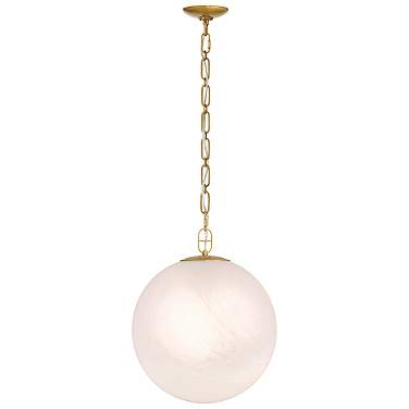 Marbelle 15 3/4" Wide Legacy Brass Globe Pendant Light