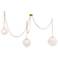 Marbelle 80 1/4" Wide Legacy Brass 3-Light Pendant