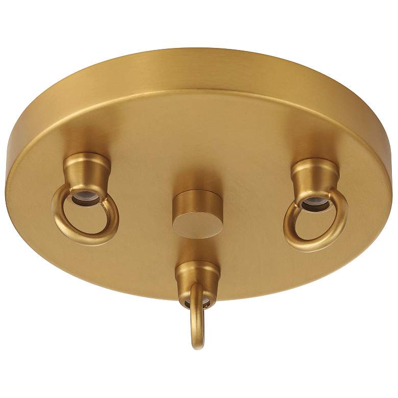 Image 5 Marbelle 80 1/4" Wide Legacy Brass 3-Light Pendant more views