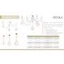Marbelle 80 1/4" Wide Legacy Brass 3-Light Pendant