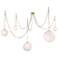 Marbelle 84 1/2" Wide Legacy Brass 5-Light Swag Pendant