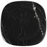 7_Marbelle Alfie Marble 17.8" Wide Fantasy Black Bar Stool Bronze Frame more views