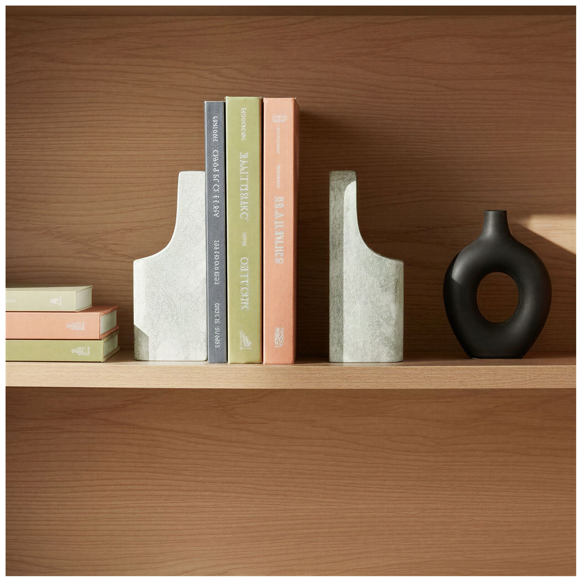 Image 2 Marble Bookend, Green more views