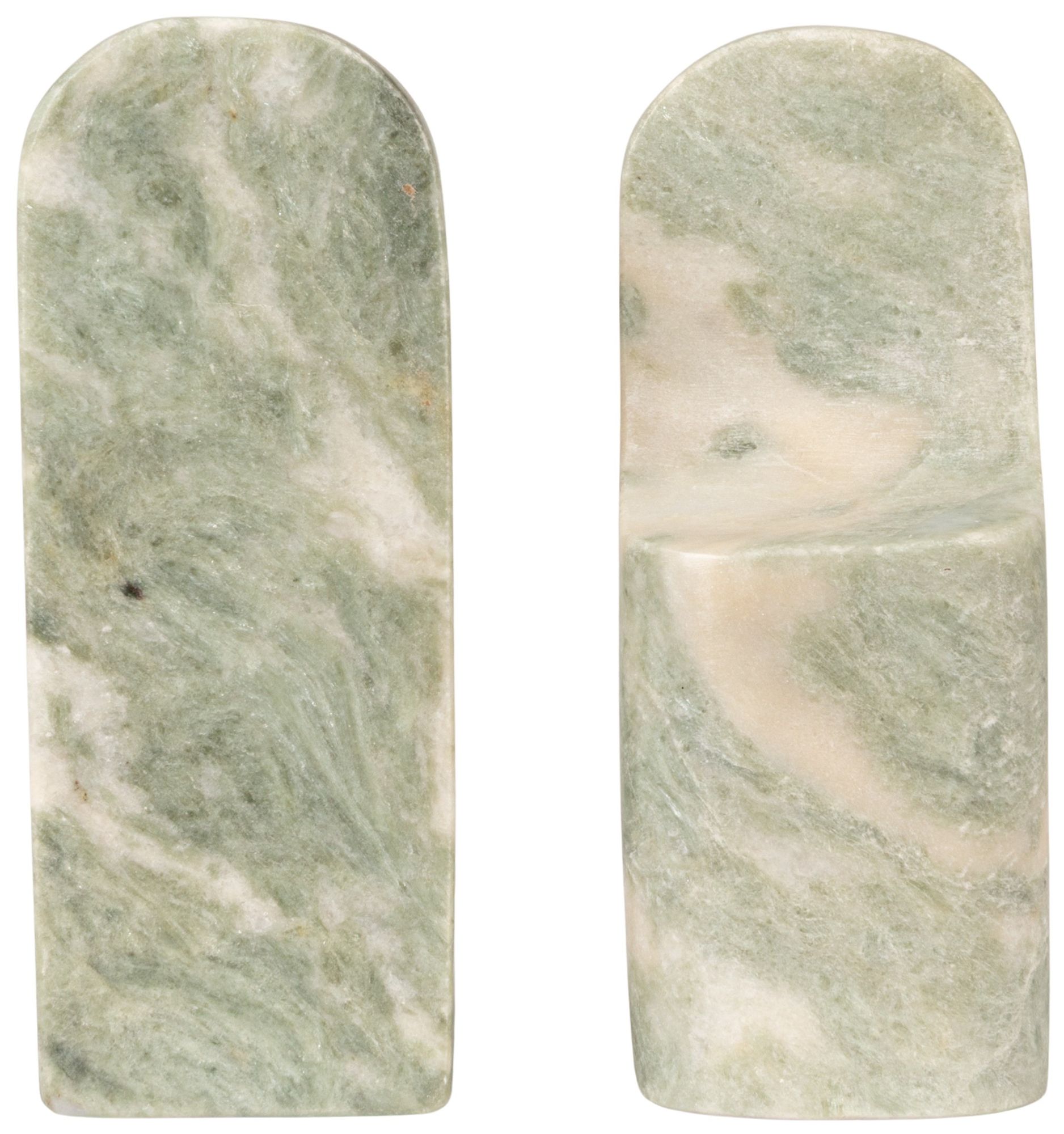 Image 5 Marble Bookend, Green more views