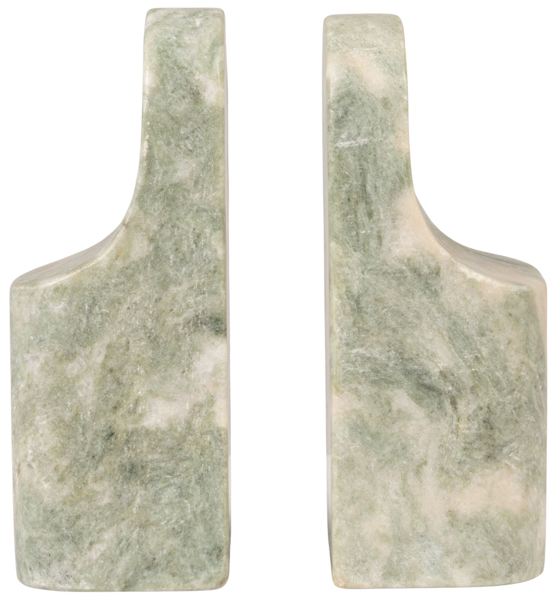 Image 6 Marble Bookend, Green more views