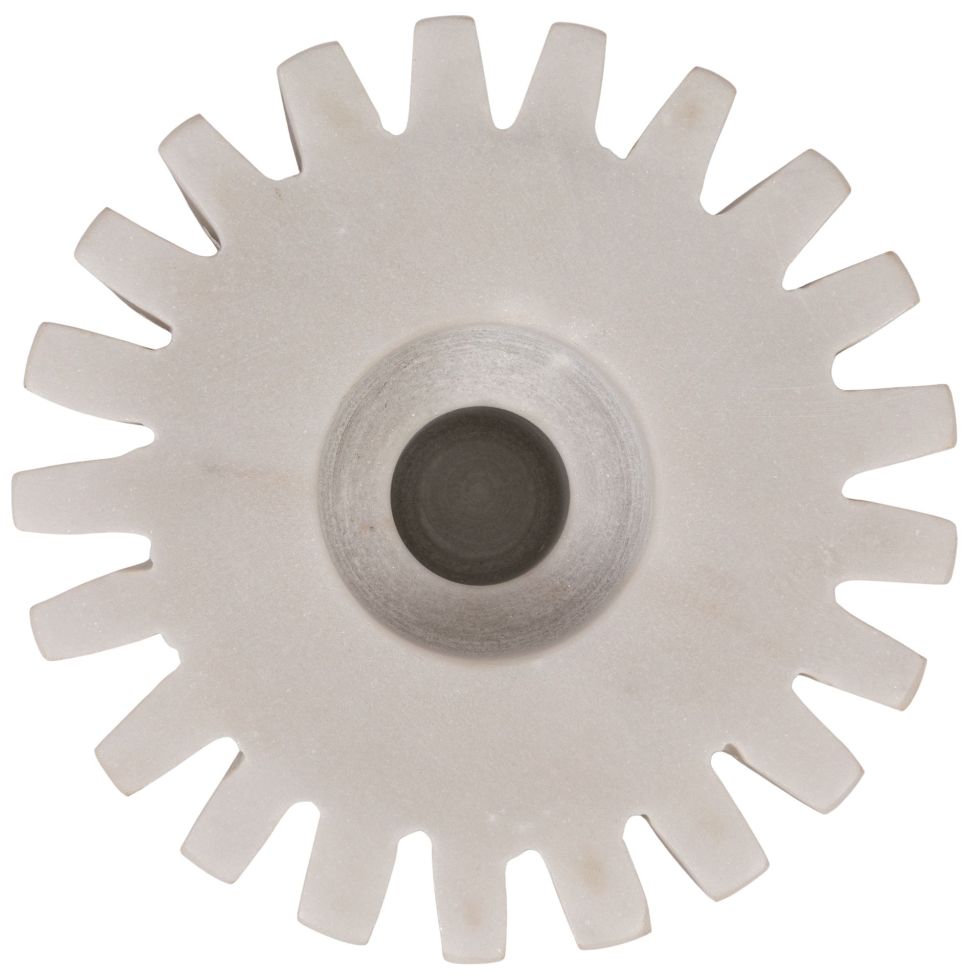 Image 5 Marble Candleholder, White more views