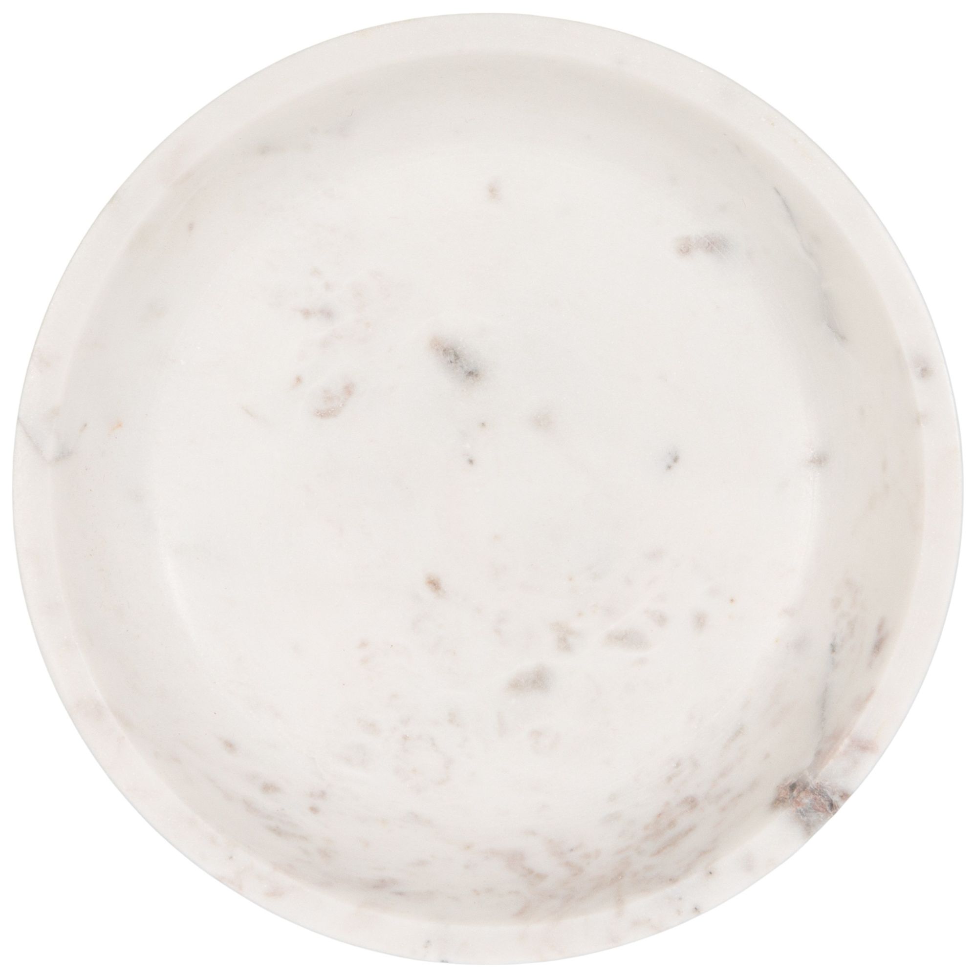 Image 3 Marble Footed Bowl, White more views