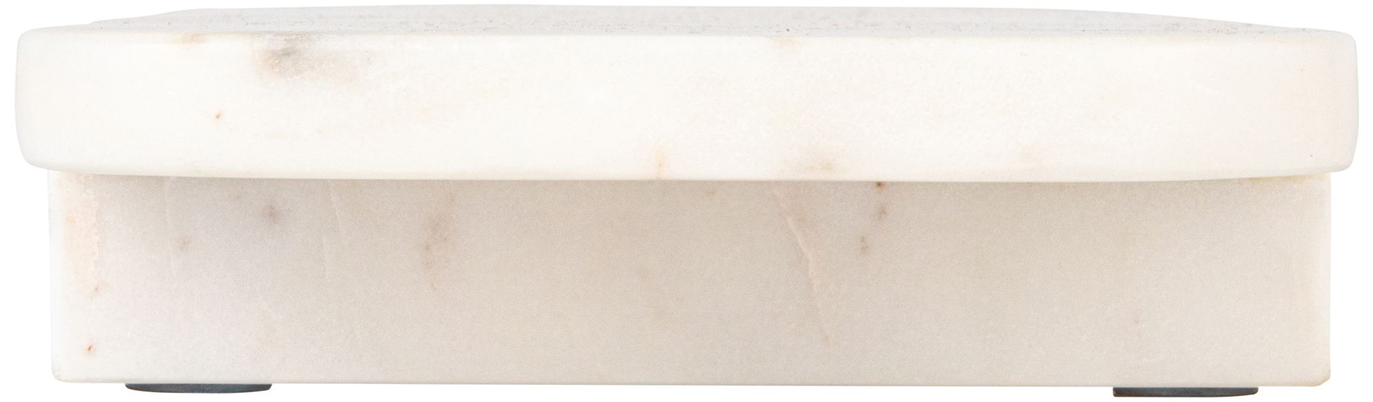 Image 4 Marble Footed Serving Pedestal, White more views