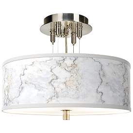 Image1 of Marble Glow Giclee 14" Wide Ceiling Light