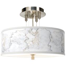 Marble Glow Giclee 14&quot; Wide Ceiling Light