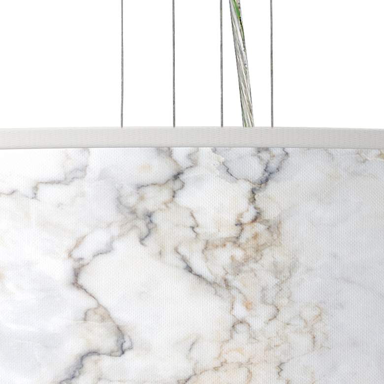 Image 2 Marble Glow Giclee 24" Wide 4-Light Pendant Chandelier more views