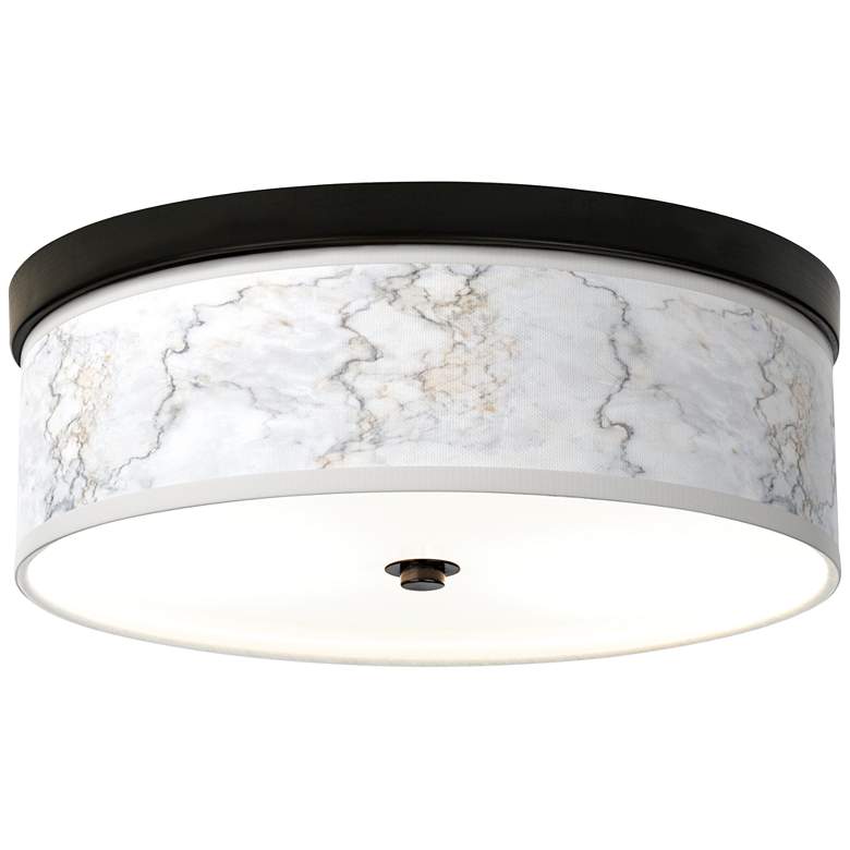 Image 1 Marble Glow Giclee Energy Efficient Bronze Ceiling Light