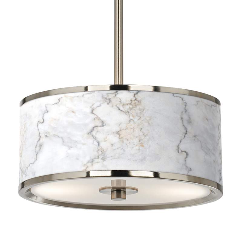 Image 3 Marble Glow Giclee Glow 10 1/4 inch Wide Pendant Light more views