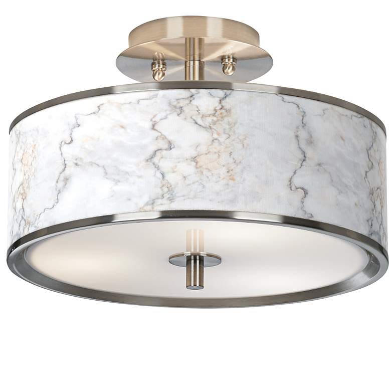 Image 1 Marble Glow Giclee Glow 14 inch Wide Ceiling Light