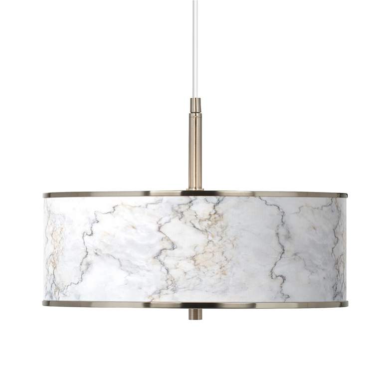 Image 1 Marble Glow Giclee Glow 16 inch Wide Pendant Light