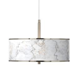 Marble Glow Giclee Glow 16&quot; Wide Pendant Light