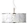 Marble Glow Giclee Glow 20" Wide Pendant Light