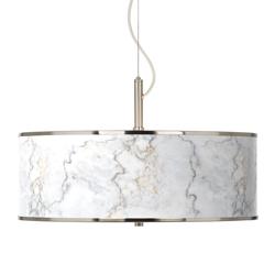 Marble Glow Giclee Glow 20&quot; Wide Pendant Light