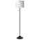 Marble Glow Giclee Glow Bronze Club Floor Lamp