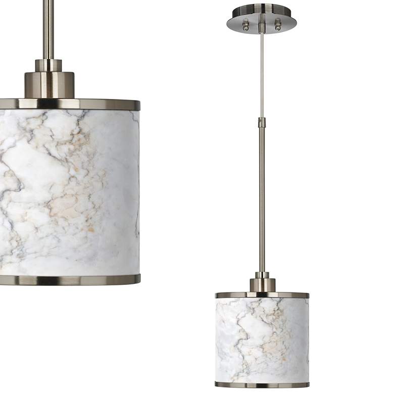 Image 1 Marble Glow Giclee Glow Mini Pendant Light