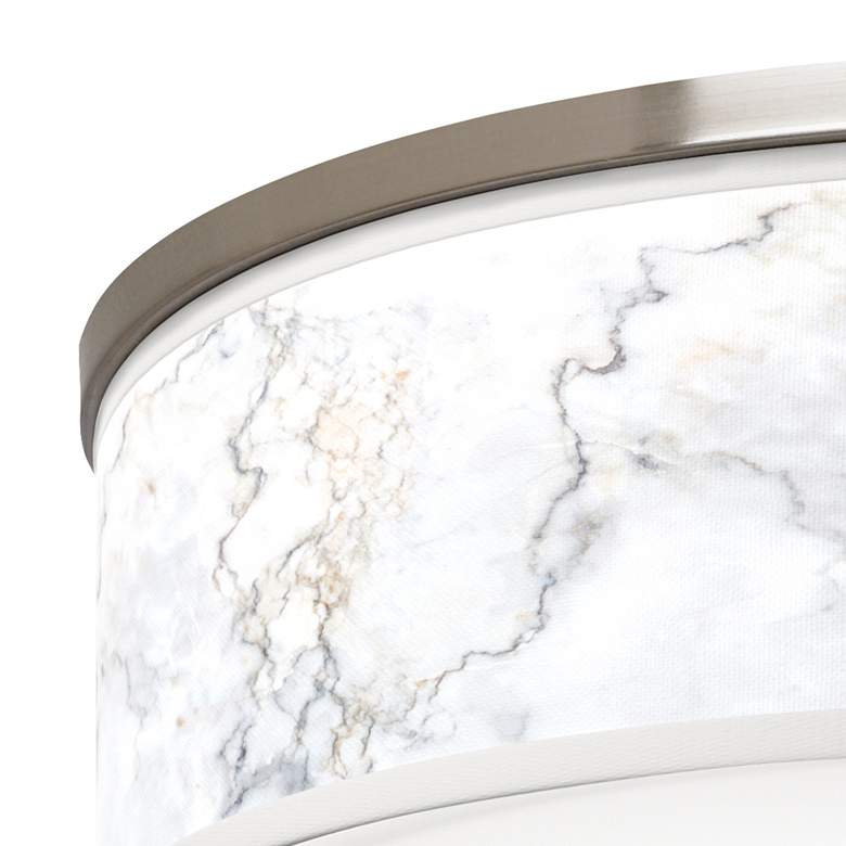Image 2 Marble Glow Giclee Nickel 20 1/4" Wide Ceiling Light more views
