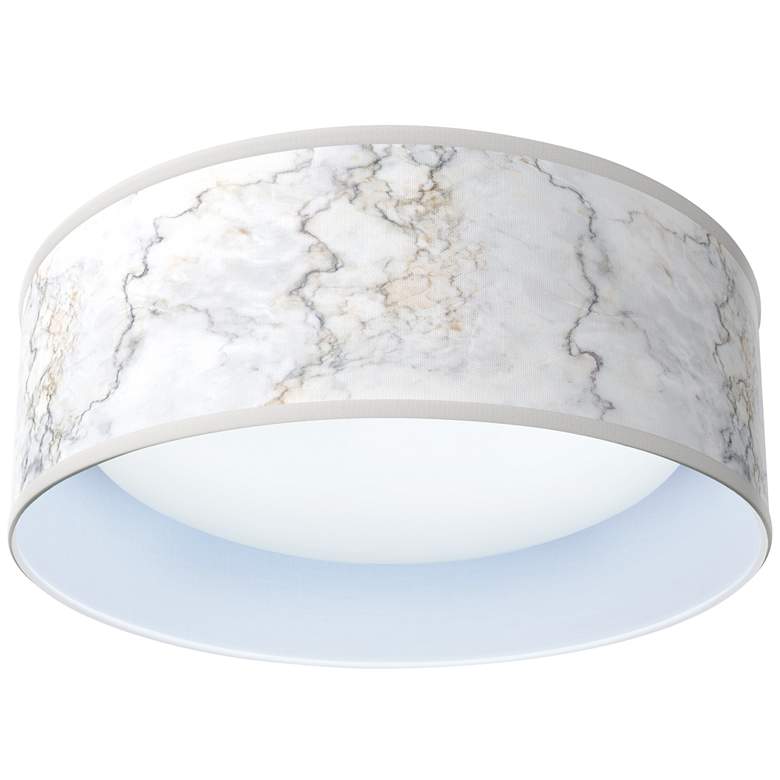 Image 1 Marble Glow Pattern 16 inch Wide Modern Round LED Ceiling Light