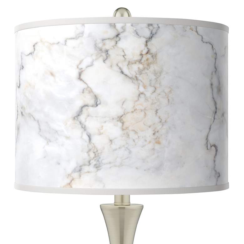 Image 2 Marble Glow Trish Brushed Nickel Touch Table Lamps Set of 2 more views
