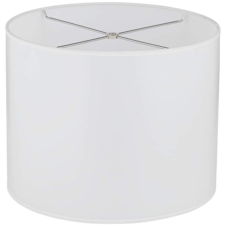 Marble Glow White Giclee Round Drum Lamp Shade 14x14x11 (Spider) more views