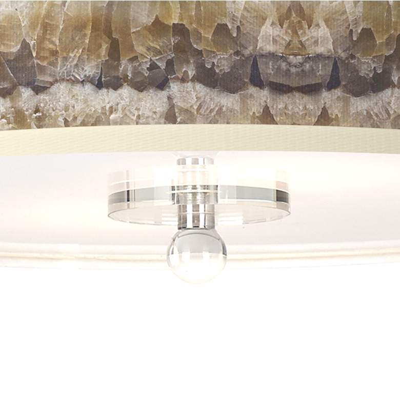 Image 3 Marble Jewel Giclee 16" Wide Semi-Flush Ceiling Light more views