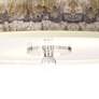 Marble Jewel Giclee 16" Wide Semi-Flush Ceiling Light