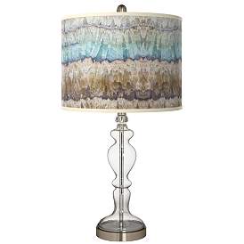 Image1 of Marble Jewel Giclee Apothecary Clear Glass Table Lamp