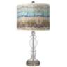Marble Jewel Giclee Apothecary Clear Glass Table Lamp