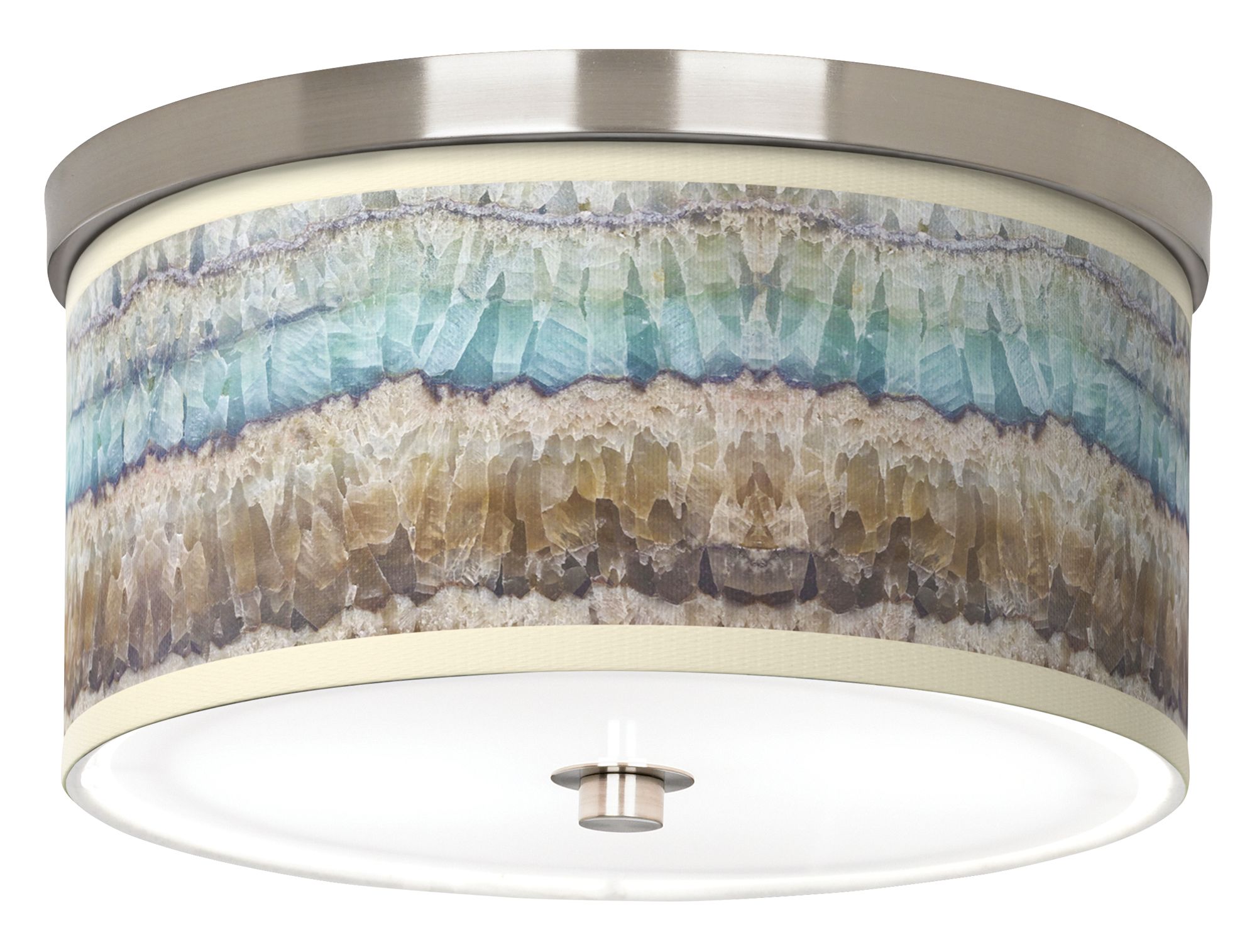 Image Marble Jewel Giclee Gallery 10 1/4" Wide Modern Ceiling Light