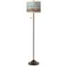 Marble Jewel Giclee Glow Bronze Club Floor Lamp