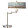 Marble Jewel Giclee LED Swing Arm Desk Lamp