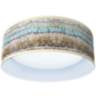 Marble Jewel Pattern 16" Wide Modern Round LED Ceiling Light