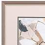Marble Lines 16" High 2-Piece Printed Framed Wall Art Set in scene