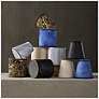5_Marble Paper Drum Chandelier Shade - Cream/Gold more views