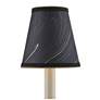 Marble Paper Tapered Chandelier Shade - Black/Gold/Silver