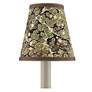 2_Marble Paper Tapered Chandelier Shade - Green/Brown/Gold more views